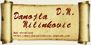 Danojla Milinković vizit kartica